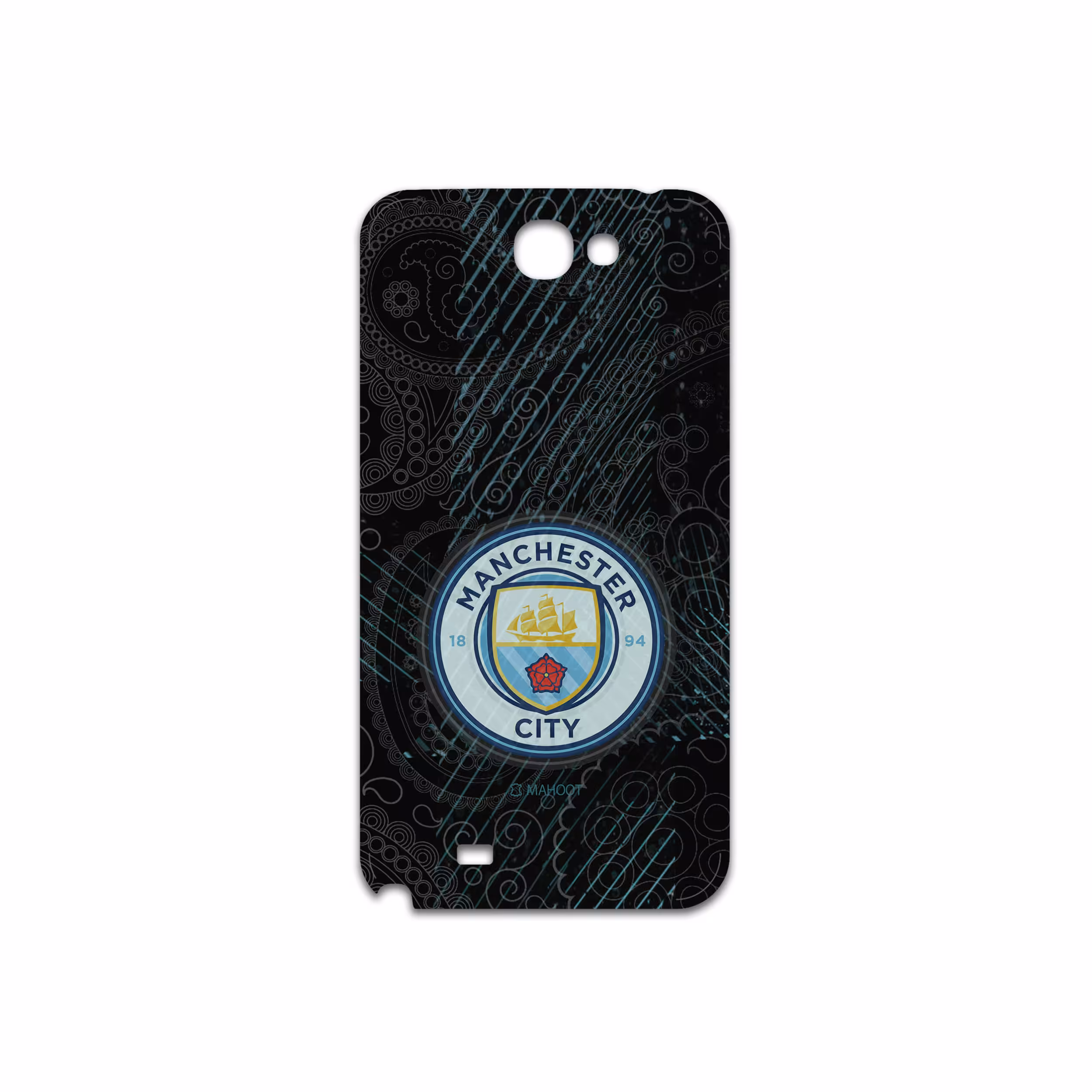 برچسب پوششی ماهوت مدل Manchester-City مناسب برای گوشی موبایل سامسونگ Galaxy Note 2