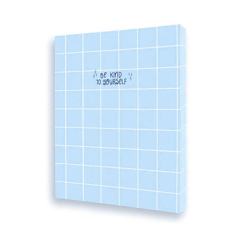 کلاسور 26 حلقه طرح چهارخونه آبی