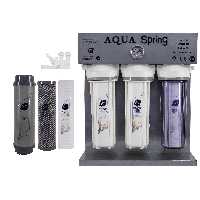 دستگاه تصفیه کننده آب آکوآ اسپرینگ مدل RO-S7-KZ 7002 به همراه فیلتر مجموعه سه عددی و کیت نشتی گیر