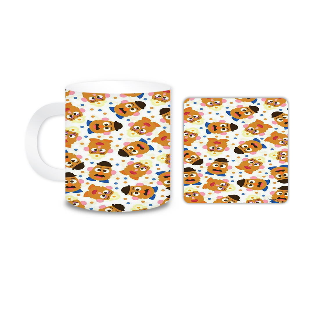 ماگ مدل کارتونی کد 636 به همراه زیر لیوانی