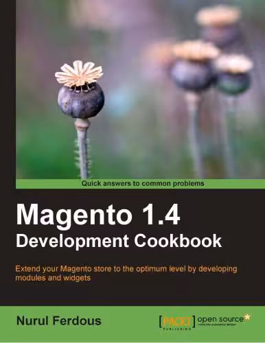 خرید و دانلود نسخه کامل کتاب Magento 1.4 Development Cookbook