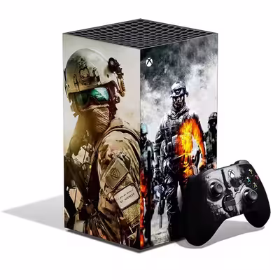 برچسب کنسول بازی Xbox series x طرح Call Of Duty کد 3 مجموعه 5 عددی