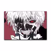 تابلو شاسی گوفی مدل کانکی انیمه توکیو غول طرح Kaneki Tokyo Ghoul Anime کد WHT12 | دنیای قاب