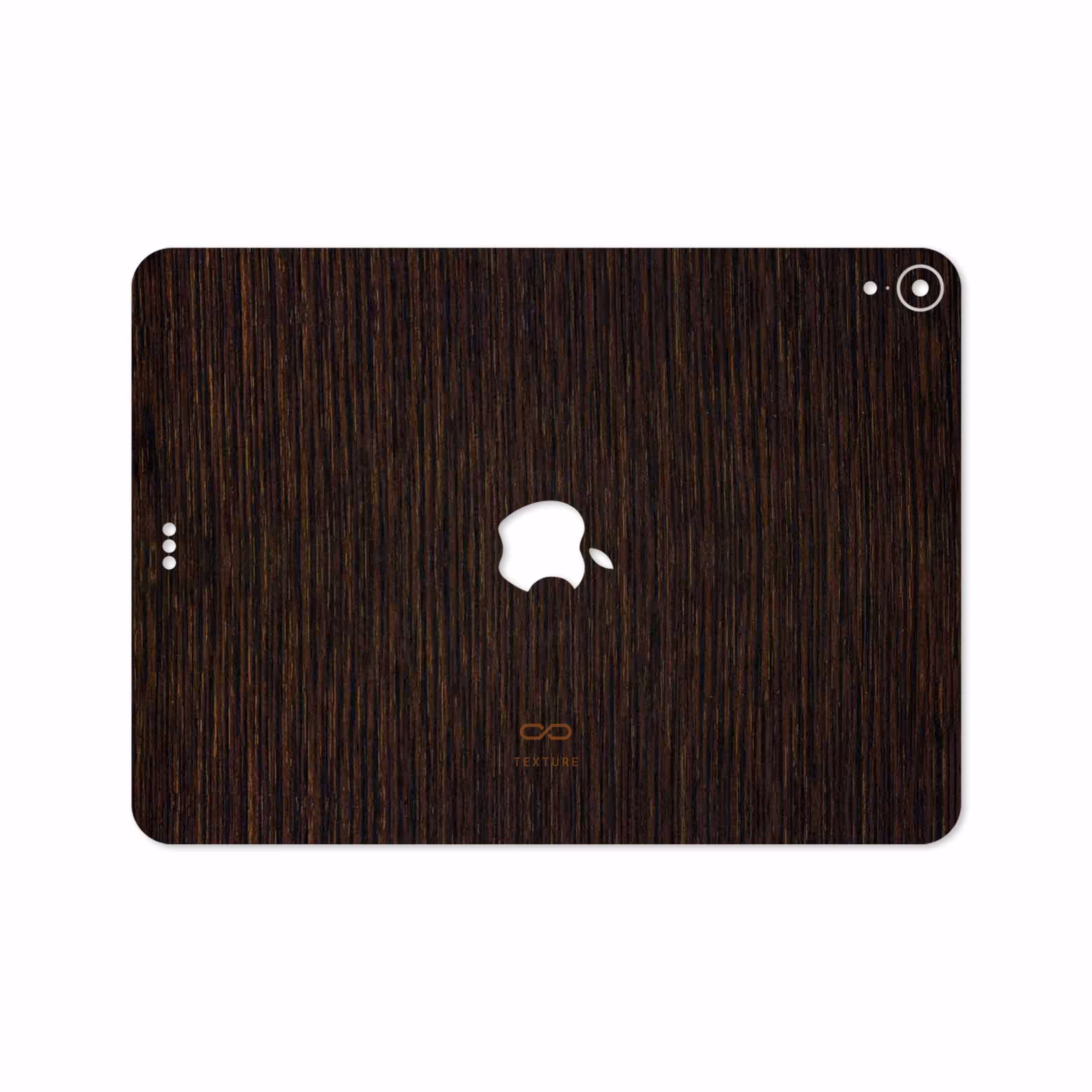 برچسب پوششی ماهوت مدل Dark-Gold-Stripes-Wood مناسب برای تبلت اپل iPad Pro 11 2018 A1980