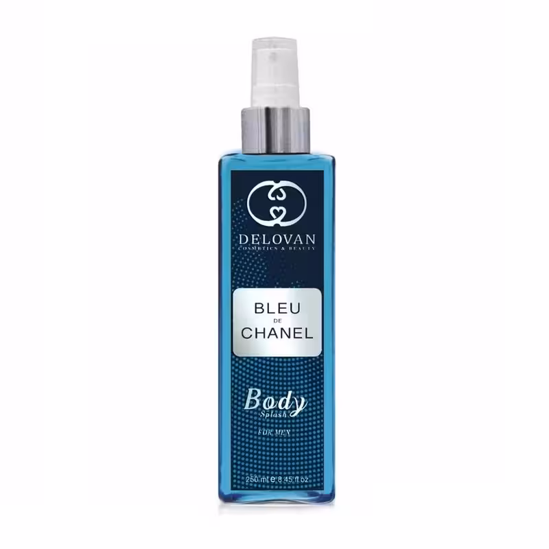 بادی اسپلش مردانه دلوان مدل bleu de chanel حجم 250 میلی لیتر