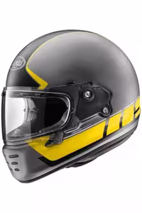 کلاه کاسکت موتورسیکلت چند رنگ ایمنی مفهوم X SPEEDBLOCK YELLOW Arai
