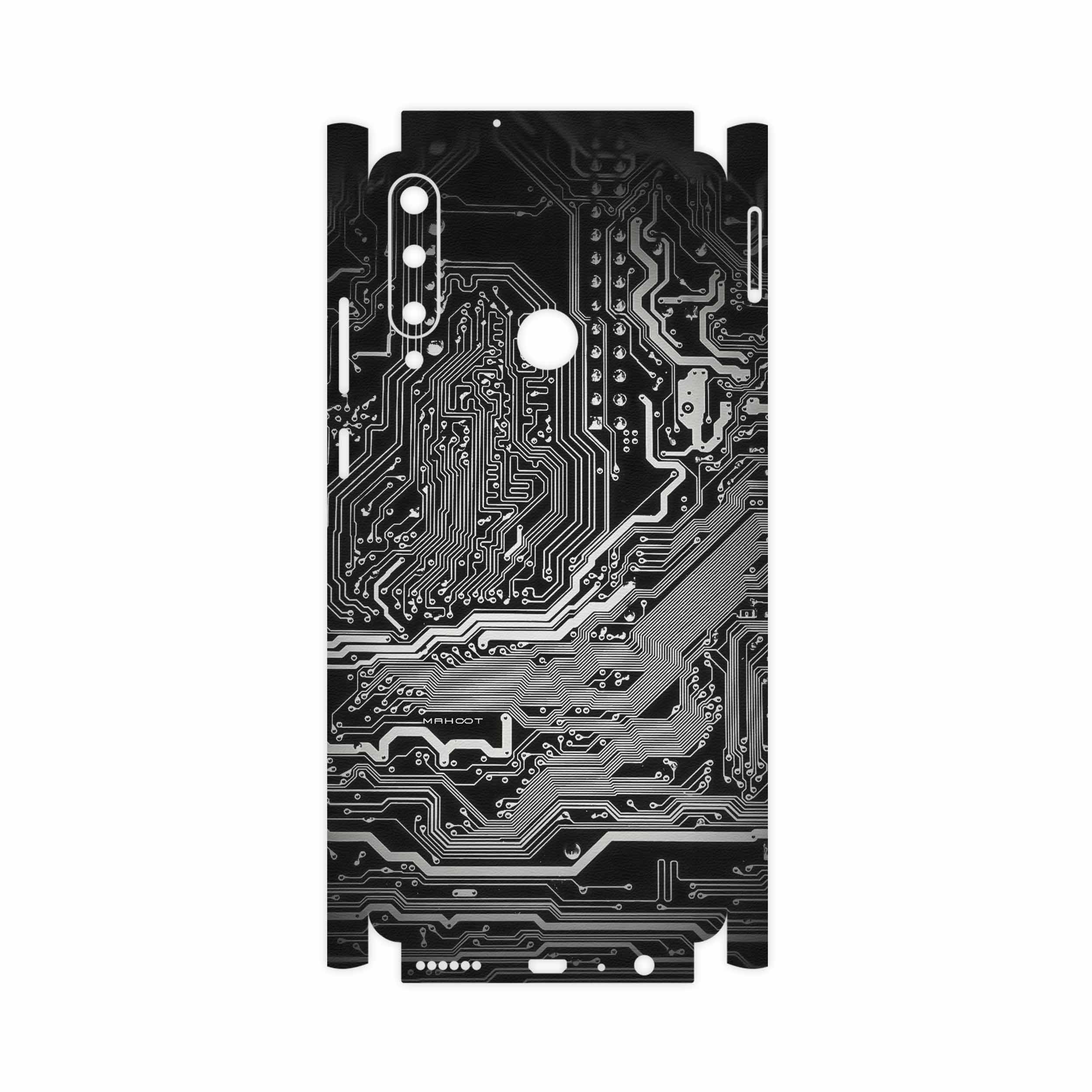 برچسب پوششی ماهوت مدل Black Printed Circuit Board-FullSkin مناسب برای گوشی موبایل هوآوی Y6p