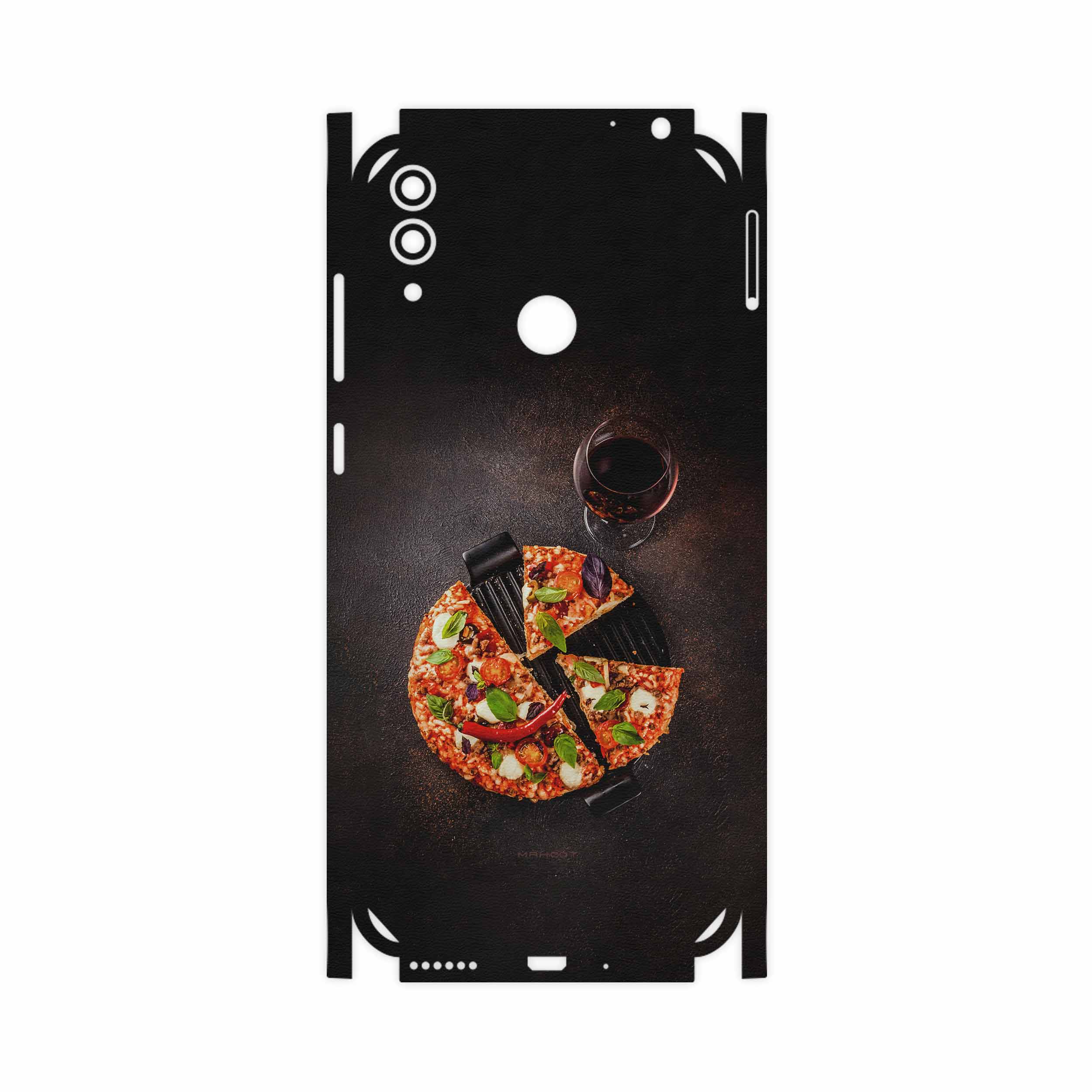 برچسب پوششی ماهوت مدل Pizza-FullSkin مناسب برای گوشی موبایل آنر 8C
