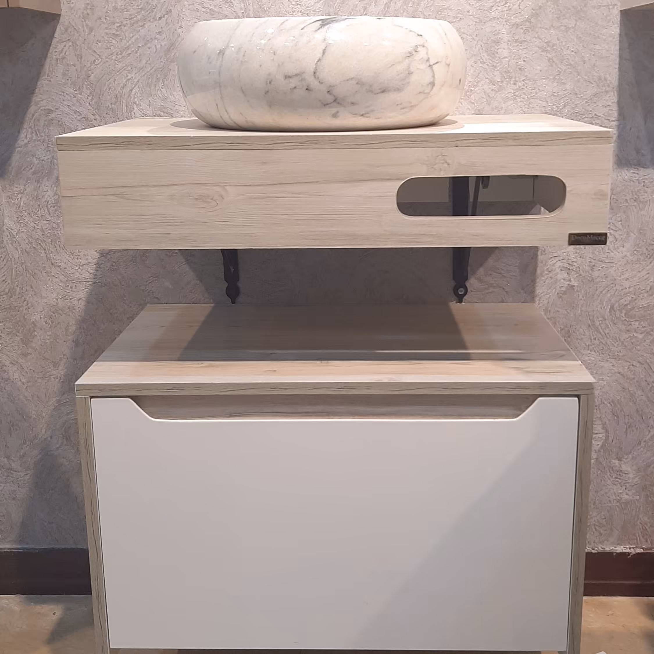 روشویی کابینتی فولست مدل پارتو ارسال امن به کل کشور با بسته بندی ویژه و محکم با گارانتی تعویض درصورت آسیب