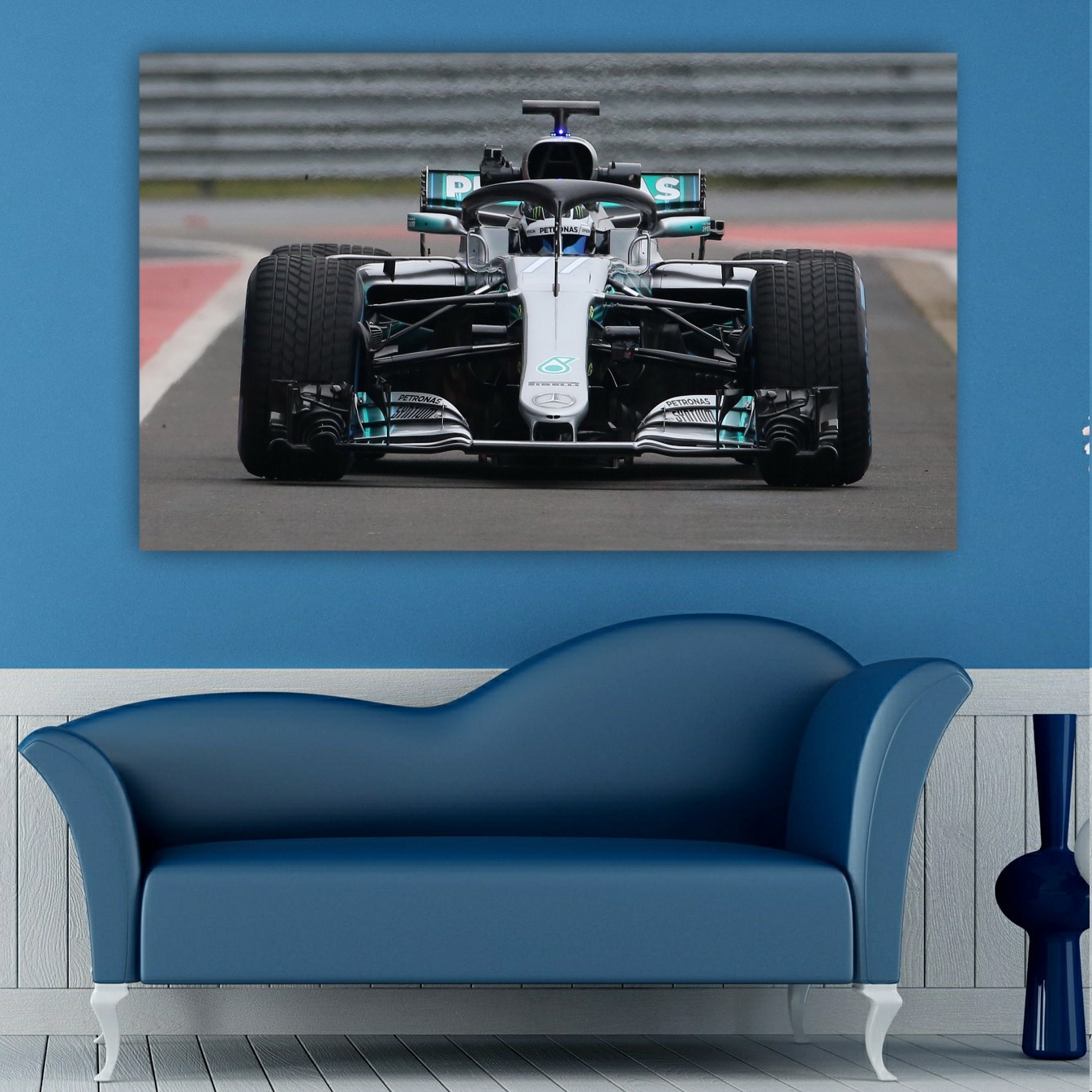 تابلو بوم طرح ماشین فرمول یک بنز مدل SDB700