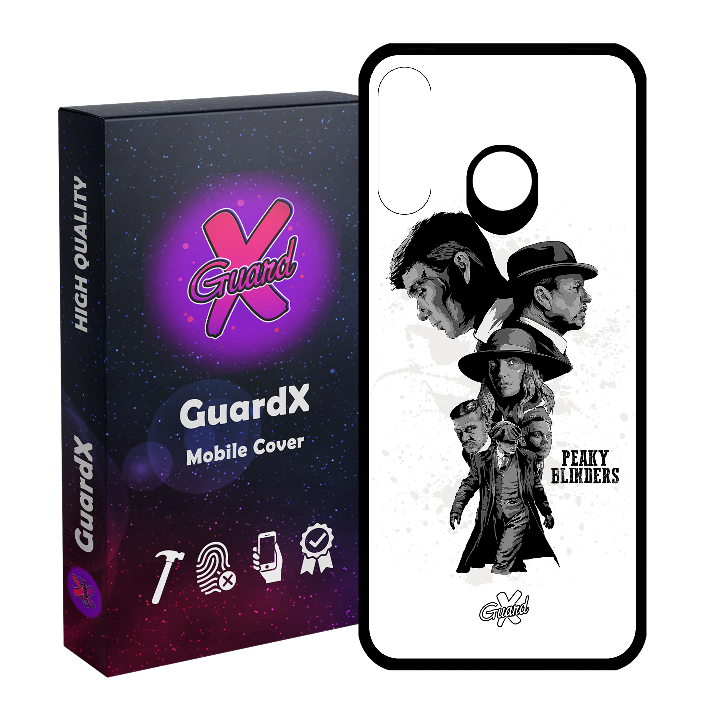 کاور گارد ایکس طرح Peaky Blinders مدل Glass10005 مناسب برای گوشی موبایل هوآوی P30 Lite