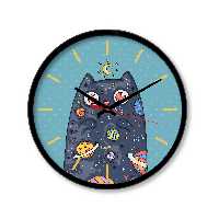 ساعت رومیزی مدل گربه کهکشانی کد 2947