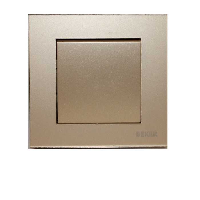 کلید تک پل بکر مدل گلس بسته 5 عددی 