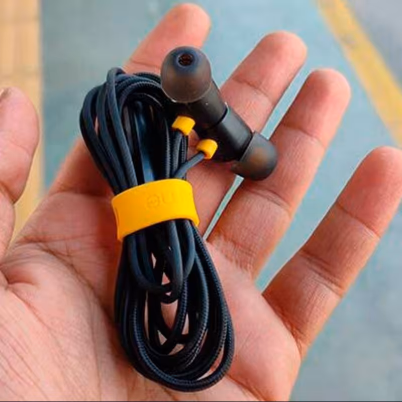 هندزفری ریلمی سیمی کنفی با بست سیلیکونی و سرهای مگنتی (ضمانت مرجوعی باسلام)