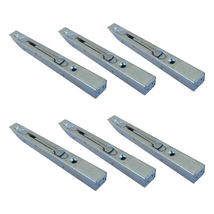 قفل کشویی کلنگی تهران یراق مدل 200 بسته 6 عددی