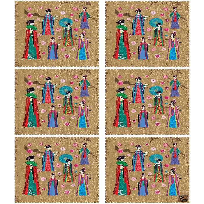 زیربشقابی رنس مدل UU3-42157 بسته 6 عددی