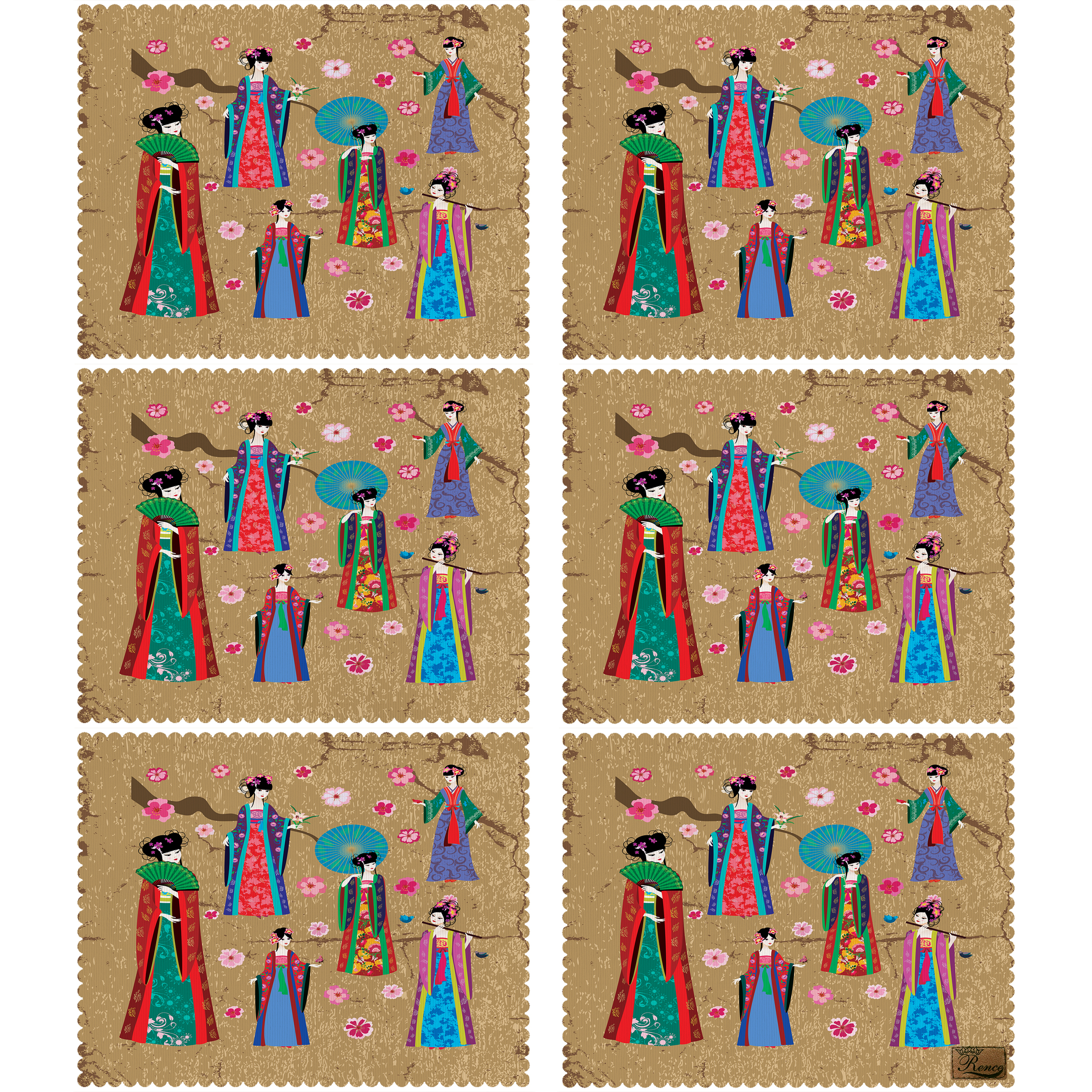 زیربشقابی رنس مدل UU3-42157 بسته 6 عددی