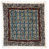 رومیزی قلمکار ممتاز اصفهان طرح حصیری مدل G165