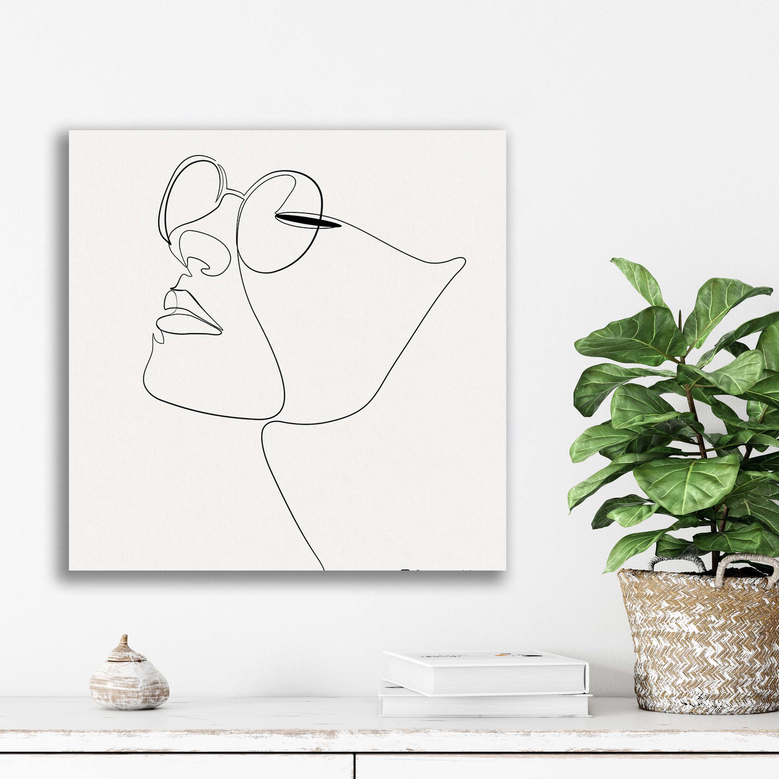 تابلو شاسی آتریسا مدل لاین ارت مینیمال Abstract Line