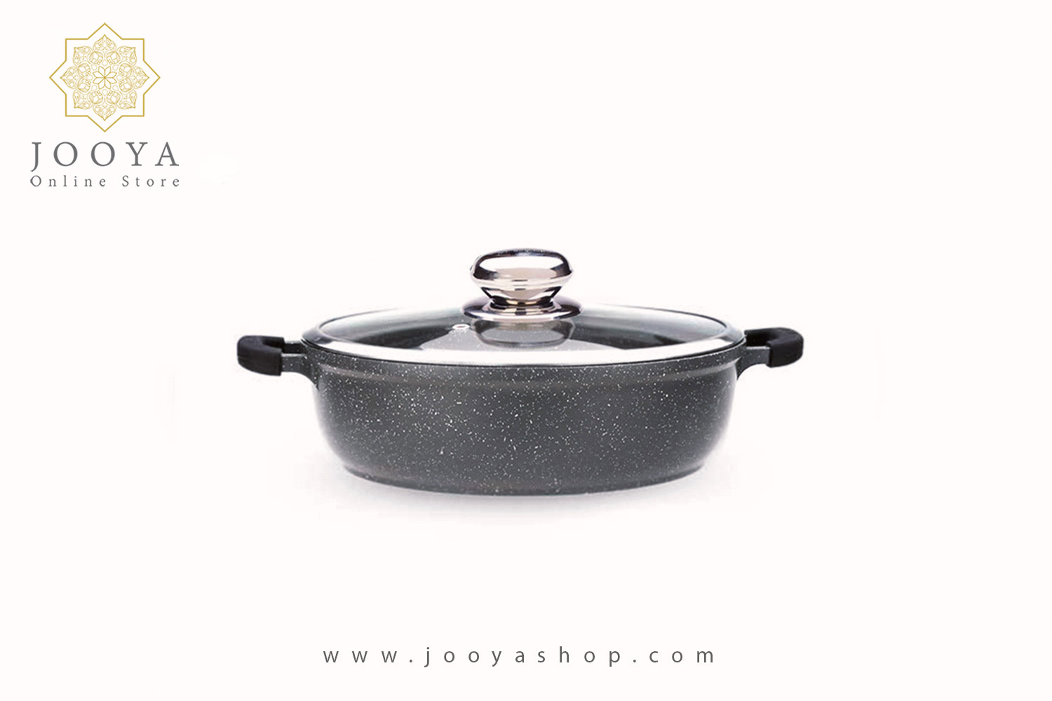 قابلمه کوتاه زرساب مدل گریپ قطر 28 سانت