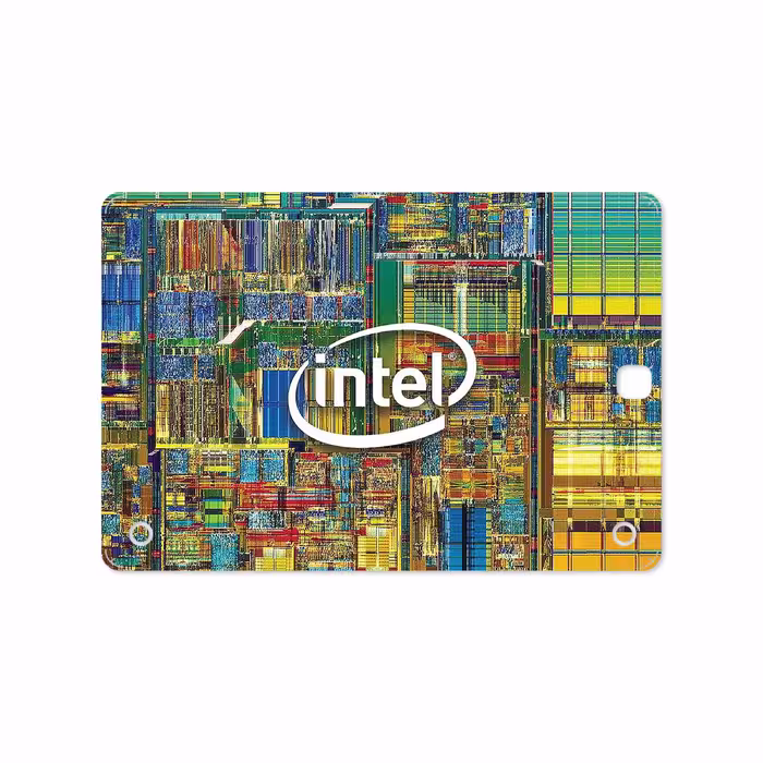 برچسب پوششی ماهوت مدل Intel Brand مناسب برای تبلت سامسونگ Galaxy Tab A 9.7 2015 T550