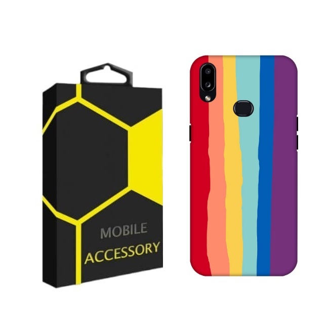 کاور مدل Rainbow مناسب برای گوشی موبایل سامسونگ Galaxy A10s 
