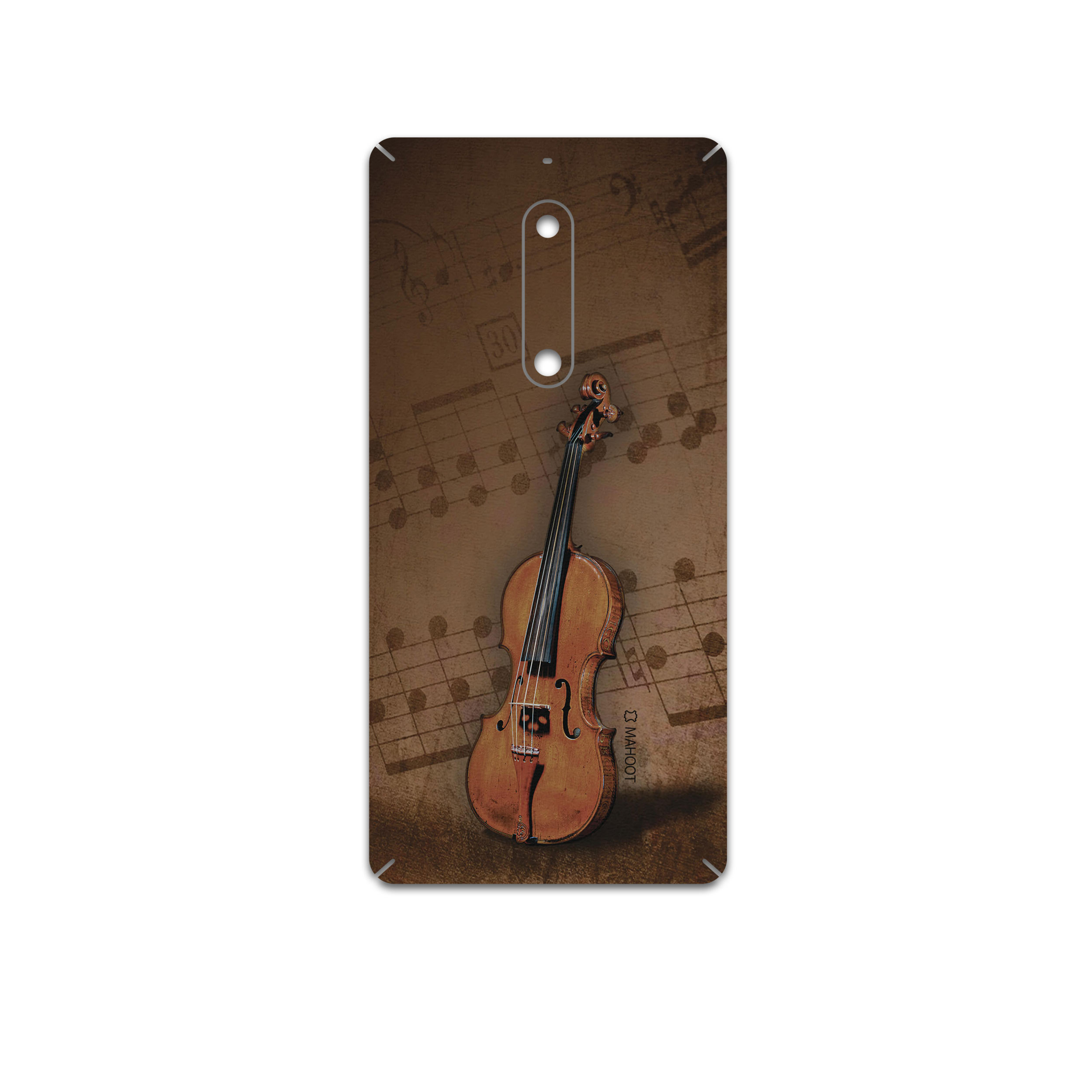 برچسب پوششی ماهوت مدل Violin-Instrument مناسب برای گوشی موبایل نوکیا 5