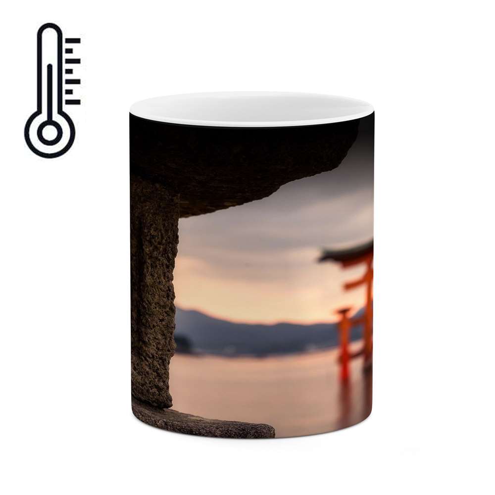 ماگ حرارتی کاکتی طرح منظره مدل mgh14277