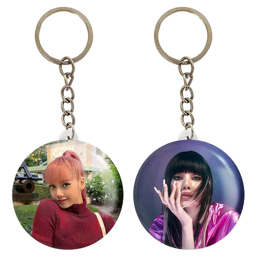 جاکلیدی خندالو مدل لیسا بلک پینک کد 1428314278 مجموعه 2 عددی