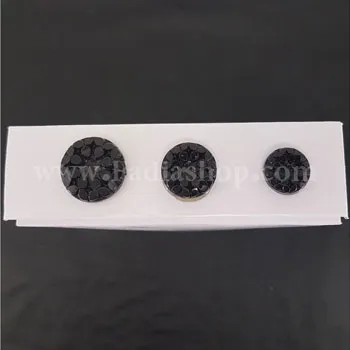 دکمه براق مشکی سایز 3