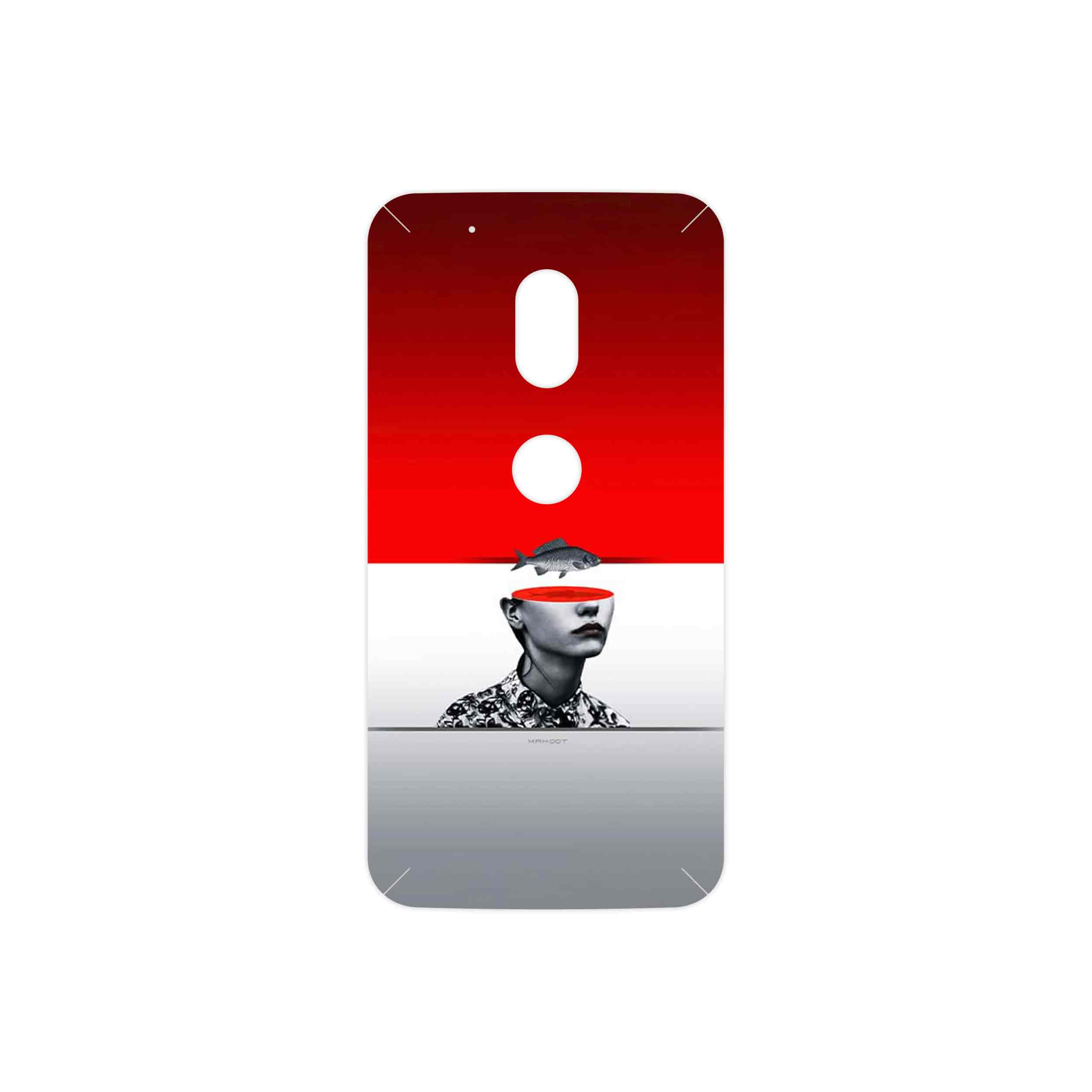 برچسب پوششی ماهوت مدل Collage of surreal Portrait of Women 1 مناسب برای گوشی موبایل موتورولا Moto G4 Play