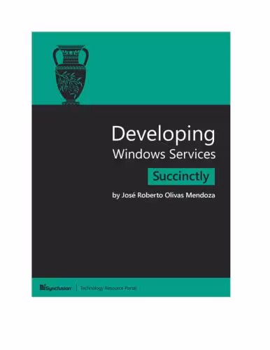 خرید و دانلود نسخه کامل کتاب Developing Windows Services
