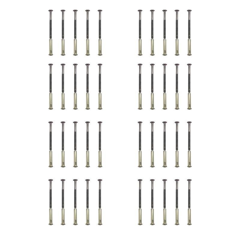 پیچ و مهره فیکس دستگیره مدل Gh-60 بسته 40 عددی