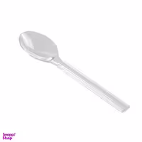 قاشق یکبار مصرف طب پلاستیک مدل میلان بسته‌ 20 عددی
