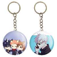 جاکلیدی خندالو مدل نوبارا و ایتادوری و مگومی و گوجو ساتورو انیمه جوجوتسو کایزن کد 1110411099 مجموعه 2 عددی