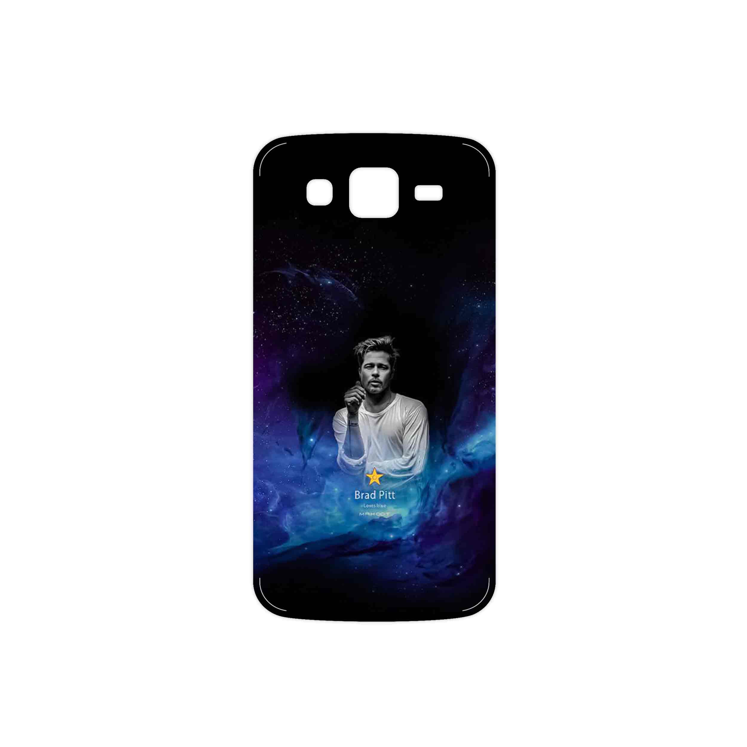 برچسب پوششی ماهوت مدل Brad Pitt مناسب برای گوشی موبایل سامسونگ Galaxy Grand 2