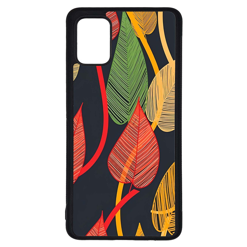 کاور طرح برگ کد G-064 مناسب برای گوشی موبایل سامسونگ Galaxy A51 | دیجی قاب دونی