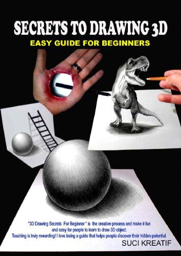 خرید و دانلود نسخه کامل کتاب Secrets to drawing 3D : easy guide for beginners