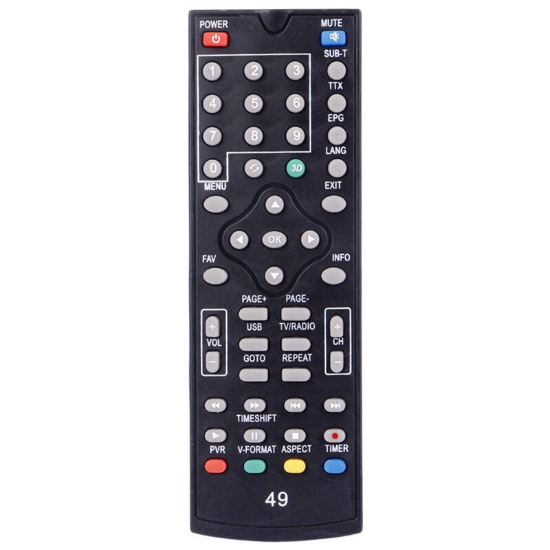 کنترل گیرنده دیجیتال سونیا 49