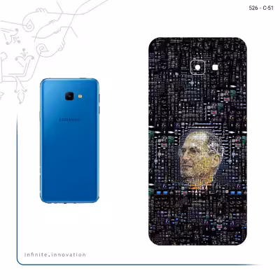 برچسب پوششی ماهوت مدل Collage of Steve Jobs 2 مناسب برای گوشی موبایل سامسونگ Galaxy J4 Core