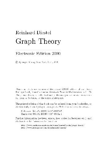 خرید و دانلود نسخه کامل کتاب Graph Theory