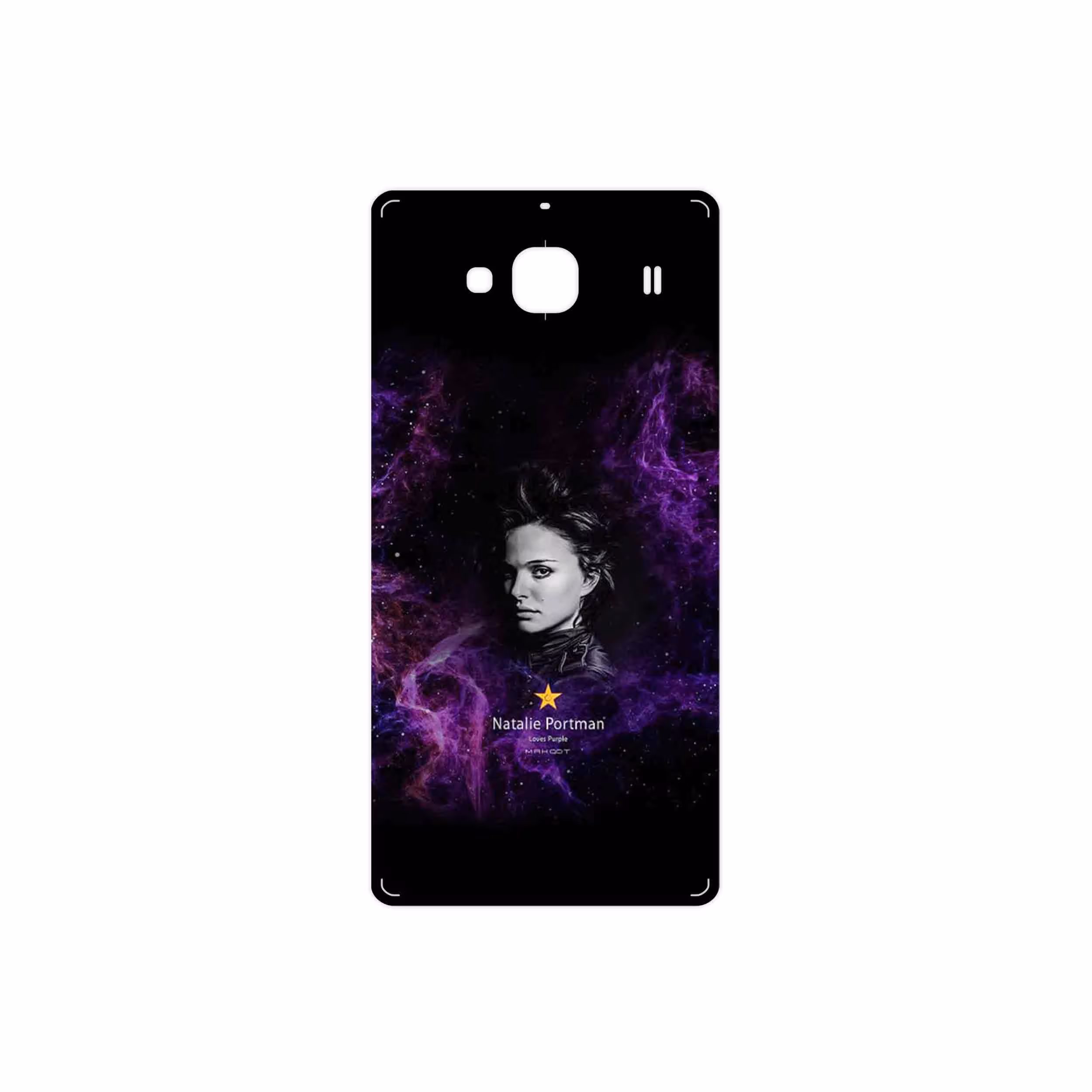 برچسب پوششی ماهوت مدل Natalie Portman مناسب برای گوشی موبایل شیائومی Redmi 2