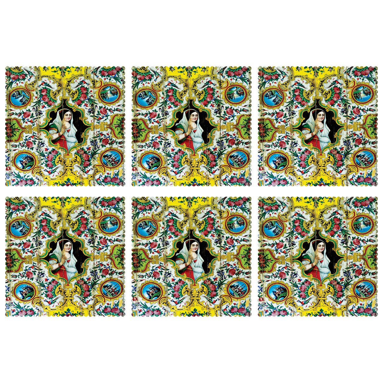 زیر بشقابی کد U1-42020 بسته 6 عددی