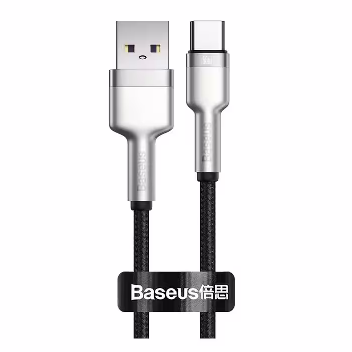 قیمت و خرید کابل تبدیل 0.25 متر USB به USB-C بیسوس مدل Cafule CAKF000001 66W | یاس ارتباط