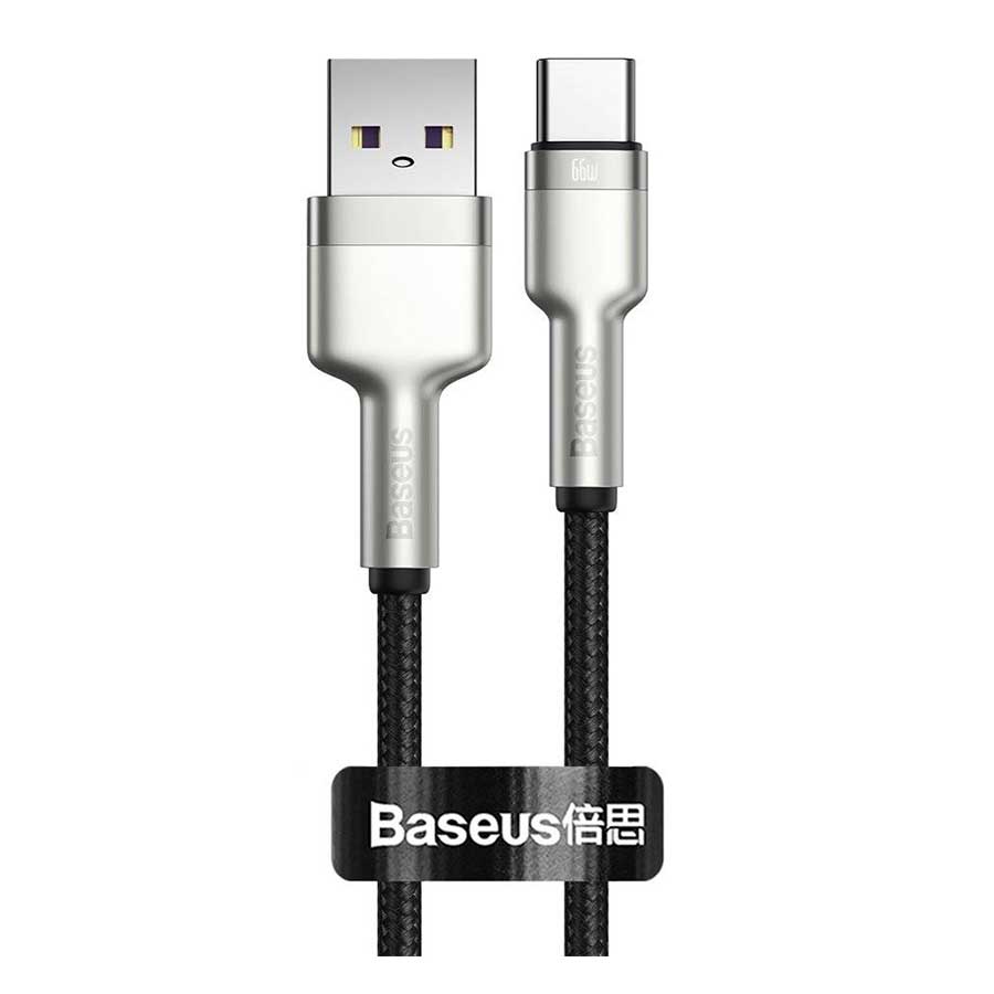 قیمت و خرید کابل تبدیل 025 متر USB به USB-C بیسوس مدل Cafule CAKF000001 66W | یاس ارتباط