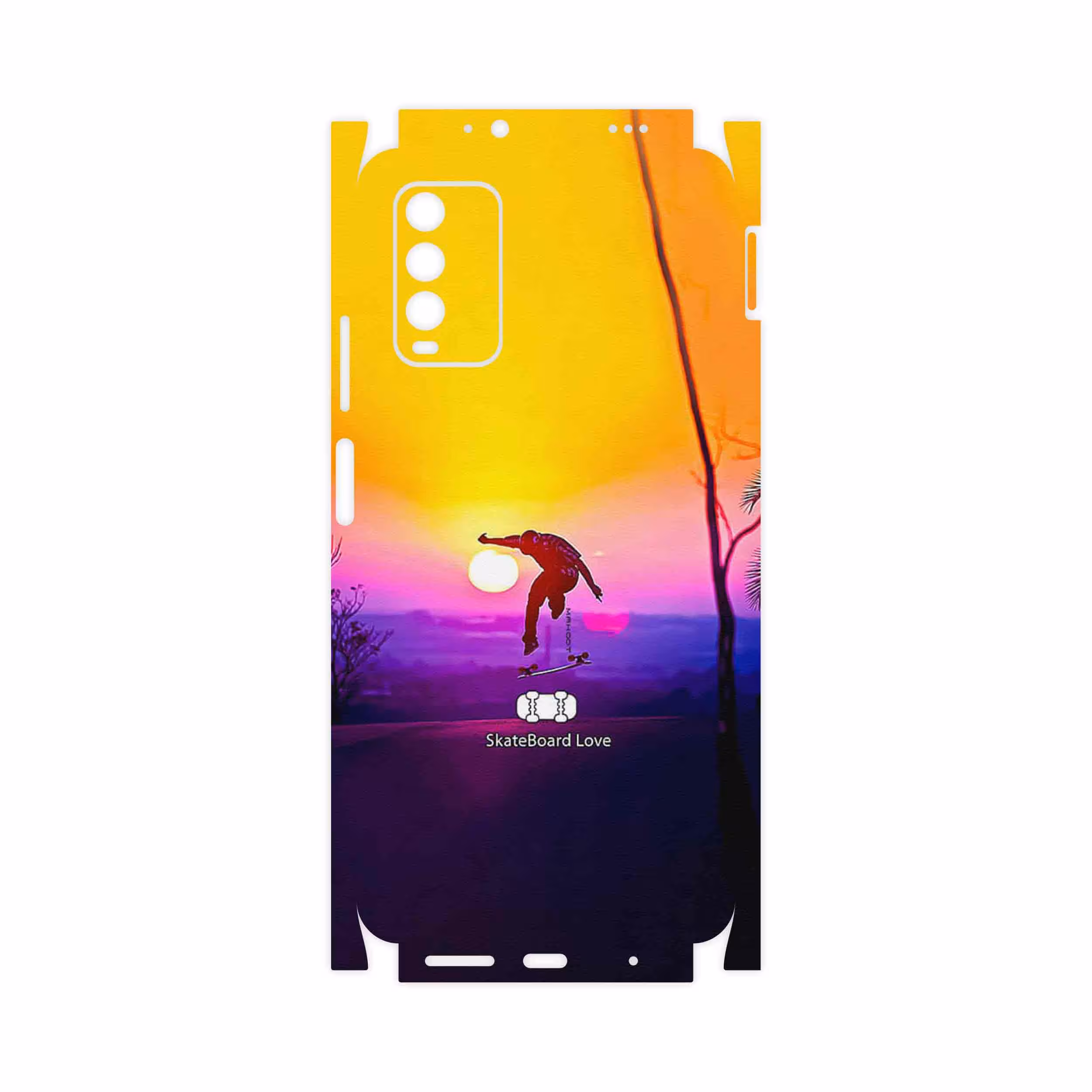 برچسب پوششی ماهوت مدل Skateboard-FullSkin مناسب برای گوشی موبایل شیائومی Redmi Note 9 4G