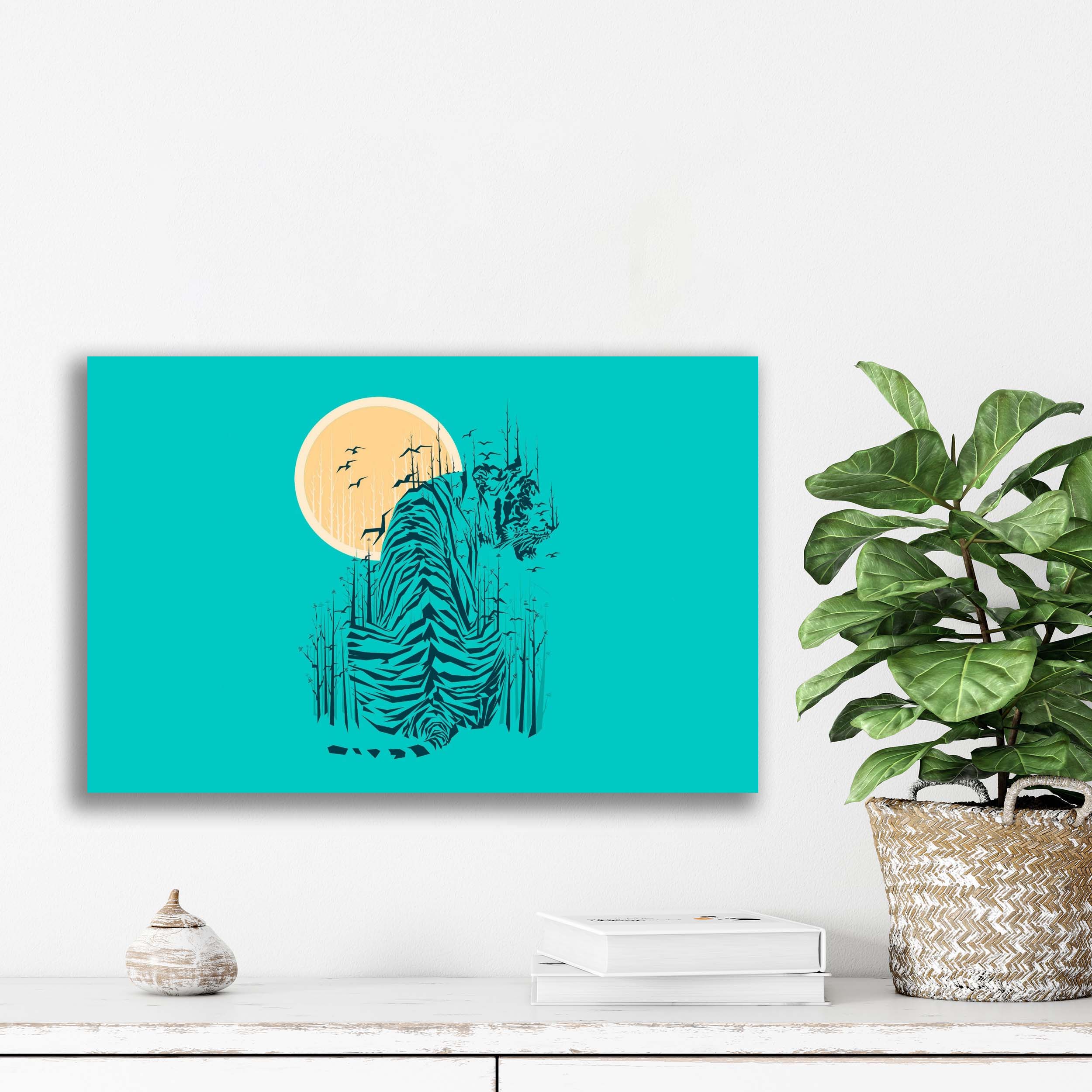 تابلو شاسی آتریسا مدل لاین ارت مینیمال Abstract Line