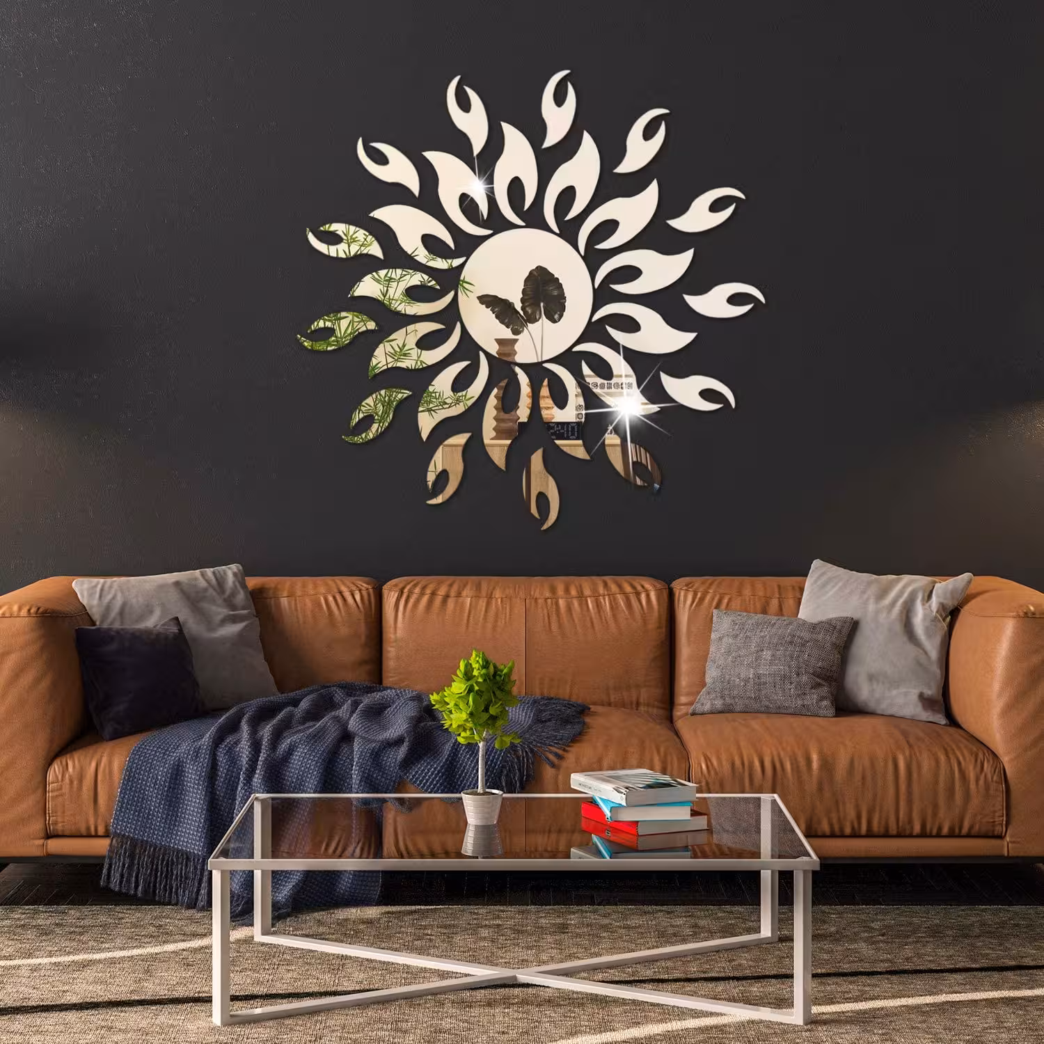 آینه پلکسی گلس مدل sticker0025