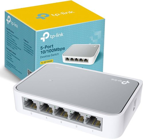 سوویچ 5 پورت TP-Link TL-SF1005D 5-Port 10/100 Mbps (آکبند)