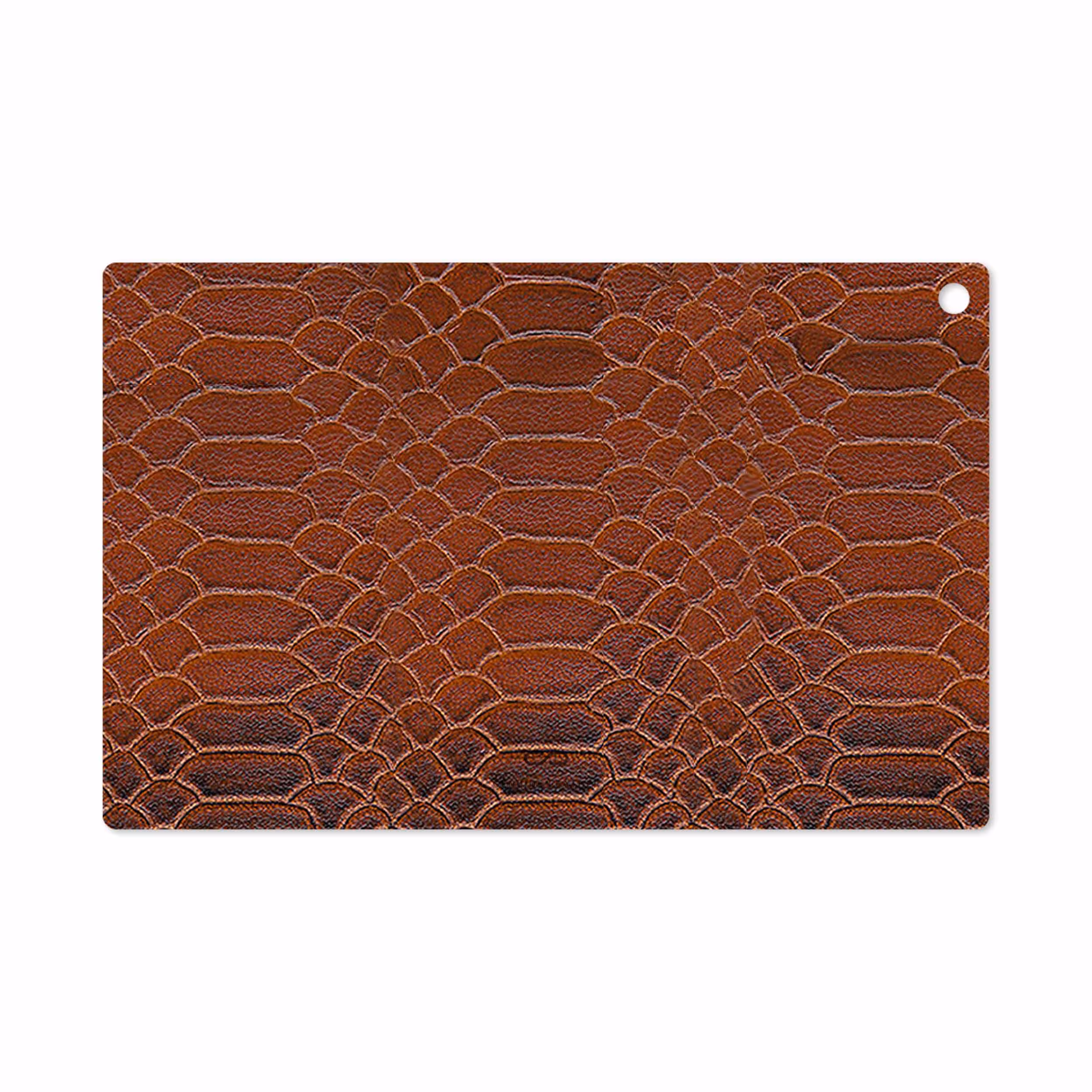 برچسب پوششی ماهوت مدل Brown-Snake-Leather مناسب برای تبلت سونی Xperia Z2 Tablet LTE 2014